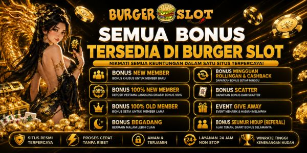 BONUS TELEGRAM DARI BURGERSLOT